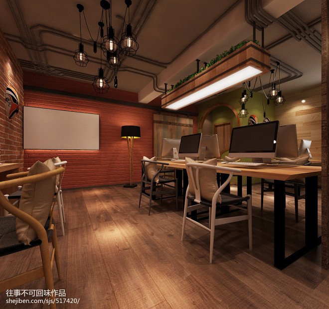 香奢甜貝。定制婚禮工作室-裝修設計效果圖-往事不可回味設計師作品-設計本